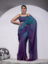 Rarity Ombre Butter Chiffon Saree with Lace & Blouse fabric
