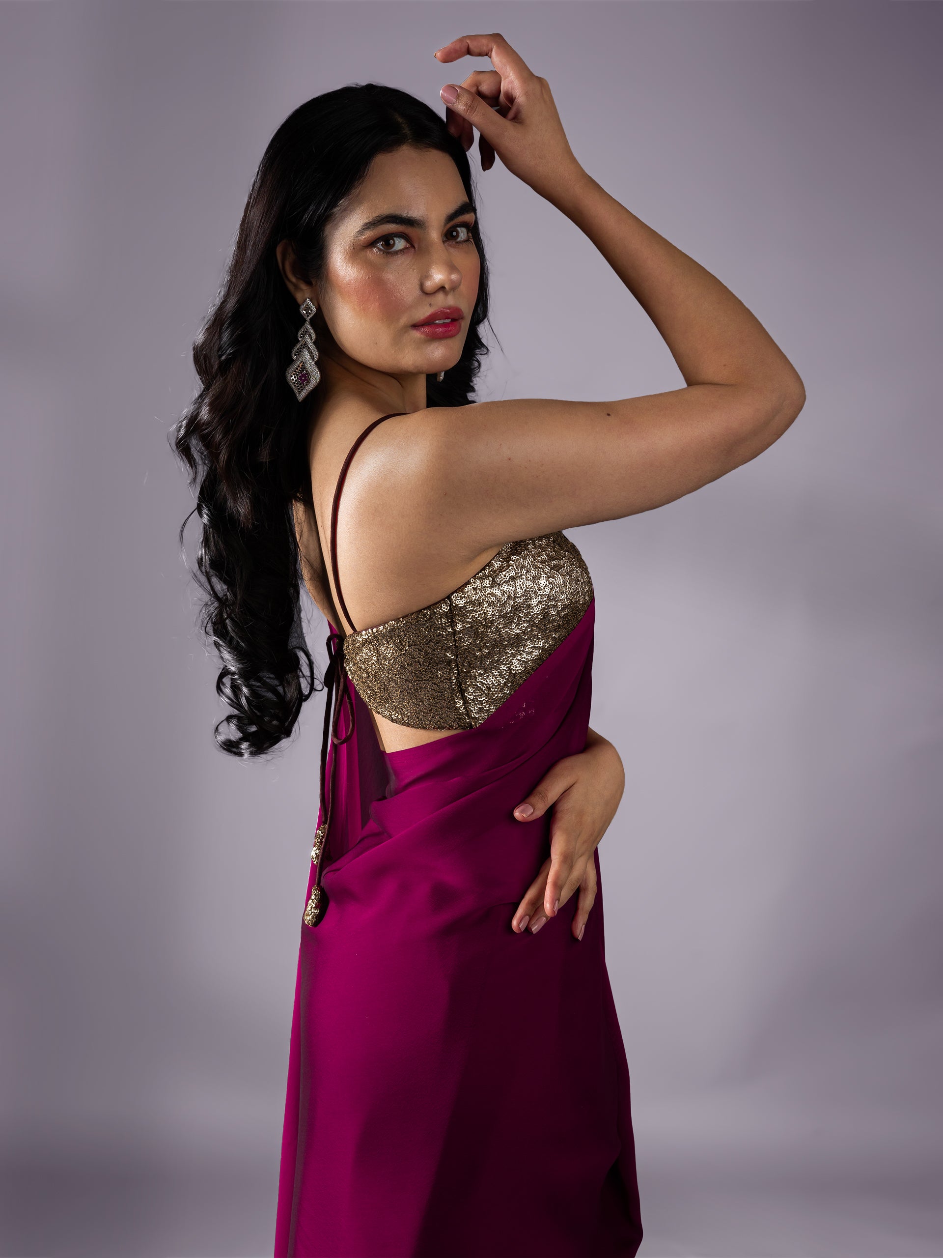 Blouse - Bronze Sequin