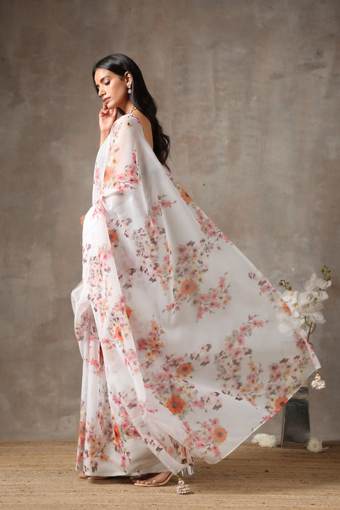 Flora Organza Saree
