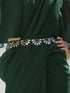 Belt - Emerald Green Floral with Mirror