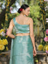 Blouse - Diamond Green Wave Blouse