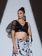 Blouse - Black Impressions Net