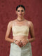 Blouse - Cream Kota Bustier with Pendants