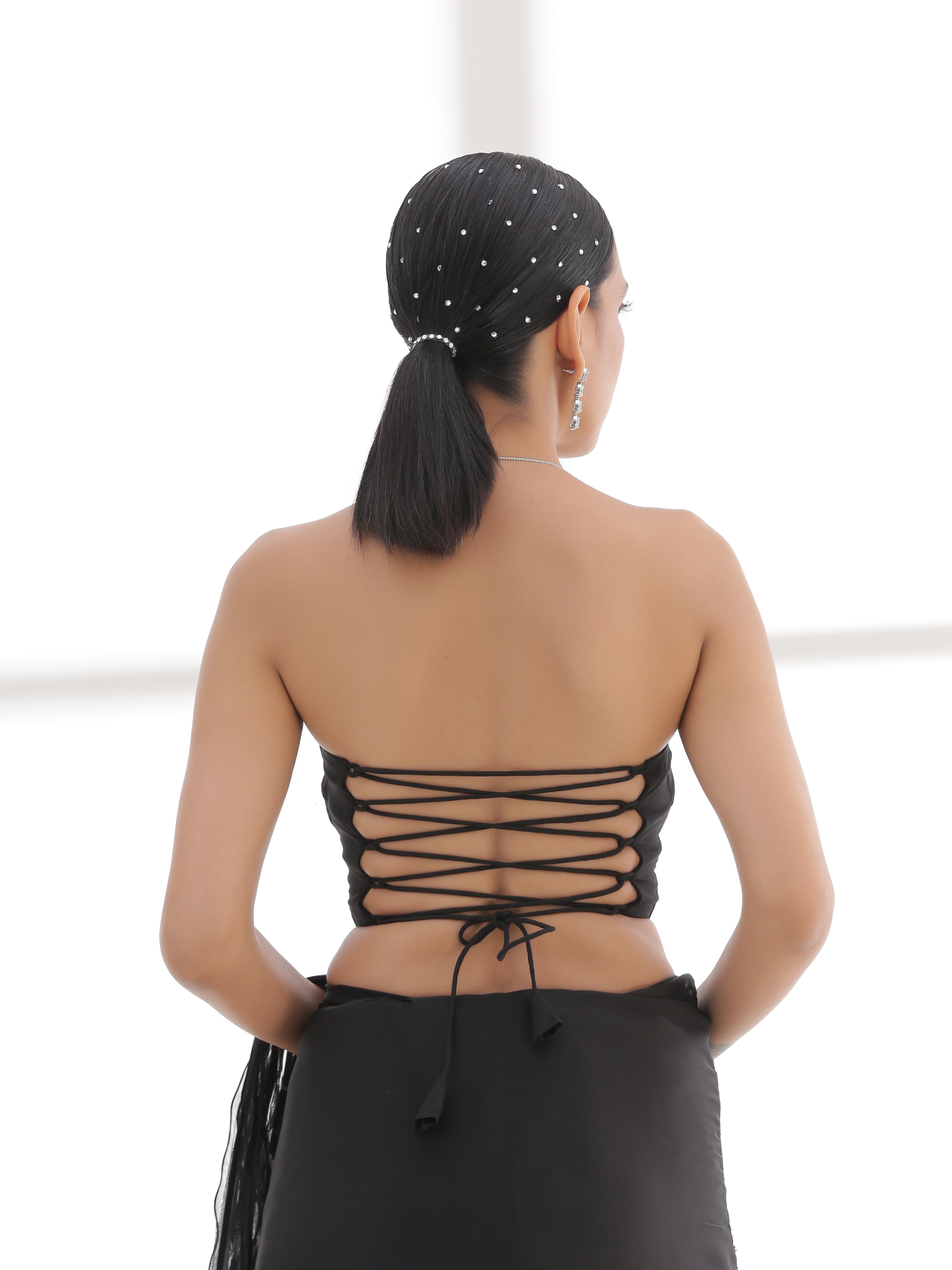 Blouse - Black Corset