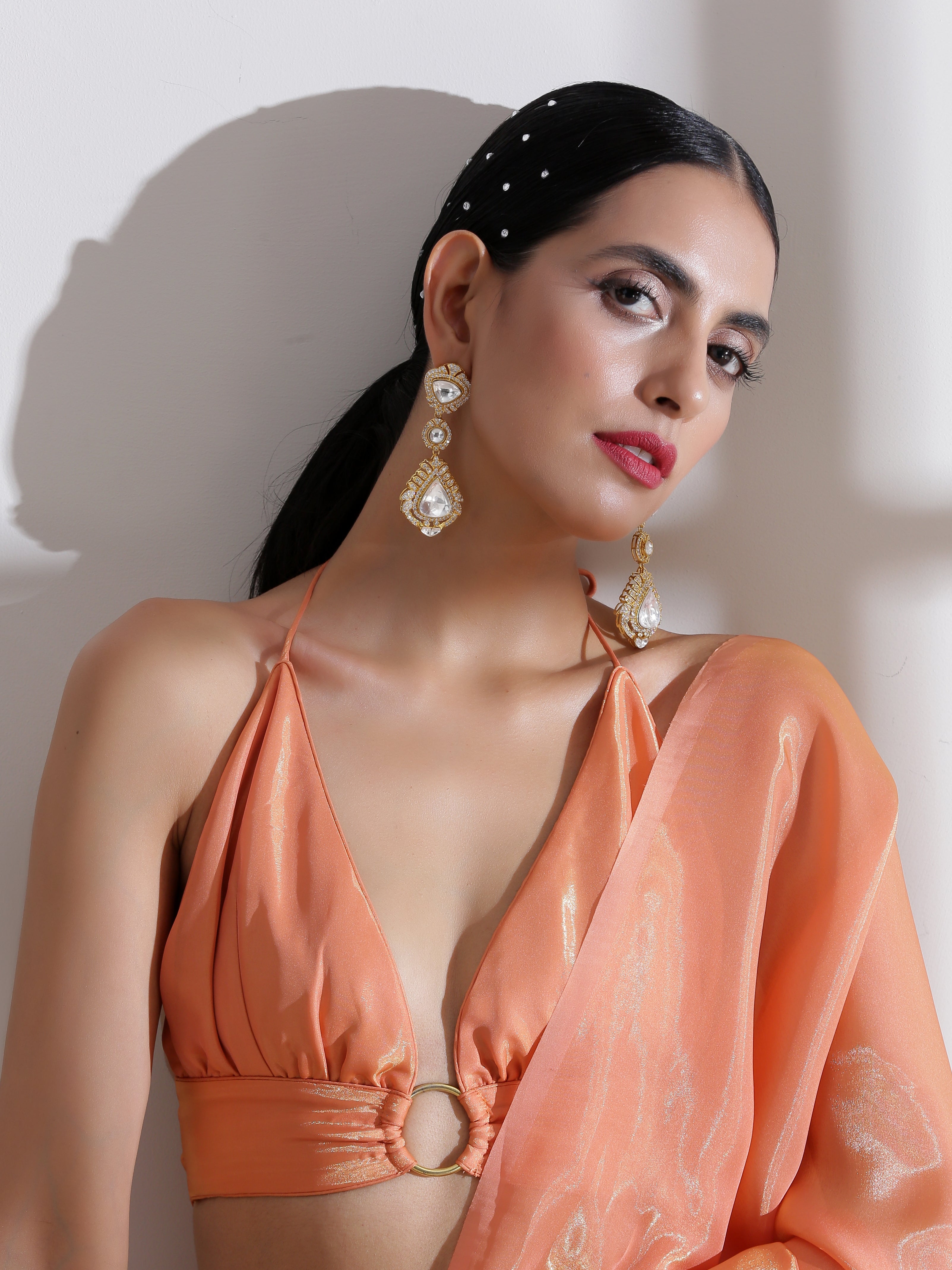Blouse - Pink Golden hour Ring Blouse