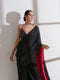 Fuchsia Black Surprise Saree
